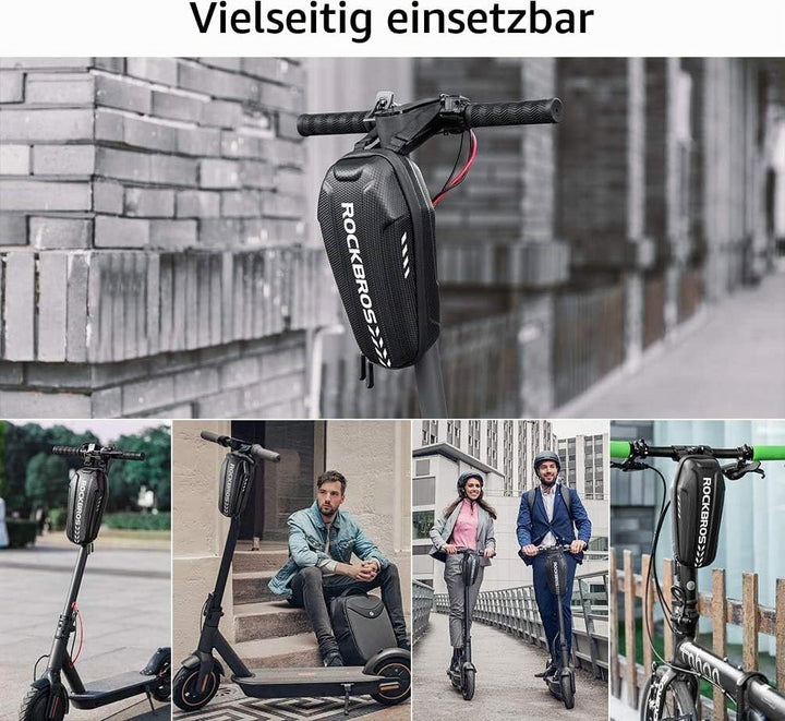 ROCKBROS Scooter Lenkertasche Wasserdicht Aufbewahrungstasche Elektroroller Vordertasche Scooter Tra