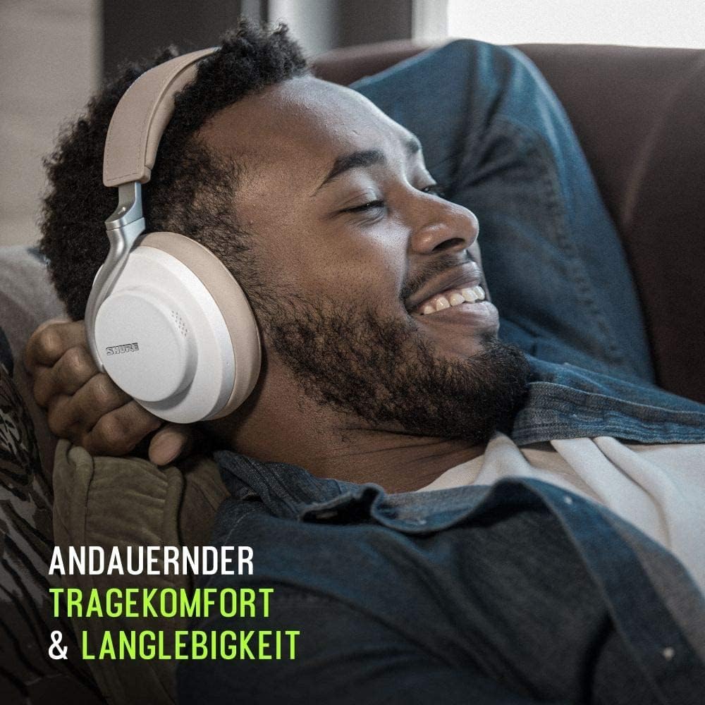 Shure AONIC 50 drahtlose Geräusch -Stornierungskopfhörer, Bluetooth 5 Wireless, Ohr -Ohr -Anpassung,