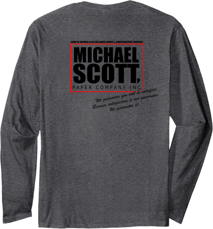 The Office Michael Scott PapierpinselText Langarmshirt