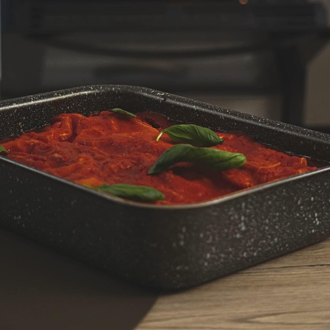 NAMAI - Auflaufform Klein 18cm x 25cm - Lasagne Auflaufform - Geeignet Für Die Spülmaschine - Made I