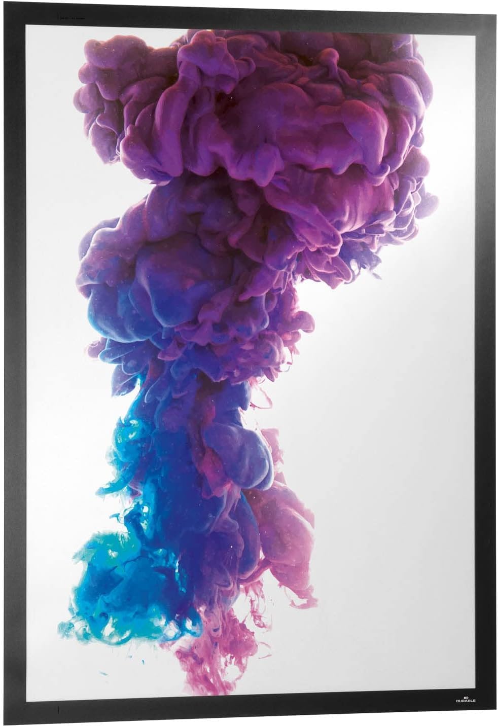 Durable Info-Rahmen Duraframe Poster A1, selbstklebender Plakatrahmen, UV-beständig, 1 Stück, schwar