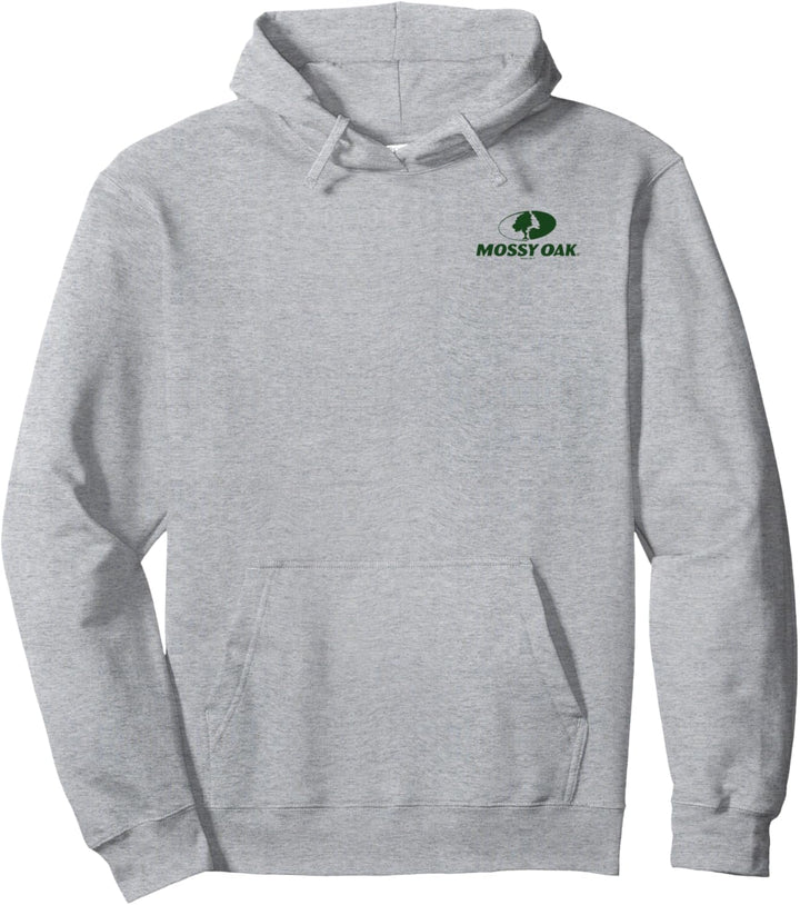 Mossy Oak Pocket Dark Green Logo Pullover Hoodie