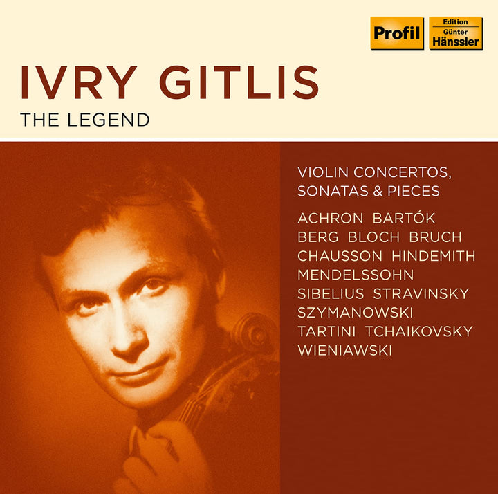Ivry Gitlis // Berg: Violinkonzert, Hindemith: Violinkonzert, Bloch: Baal Shem, Szymanowsky: Mythes,