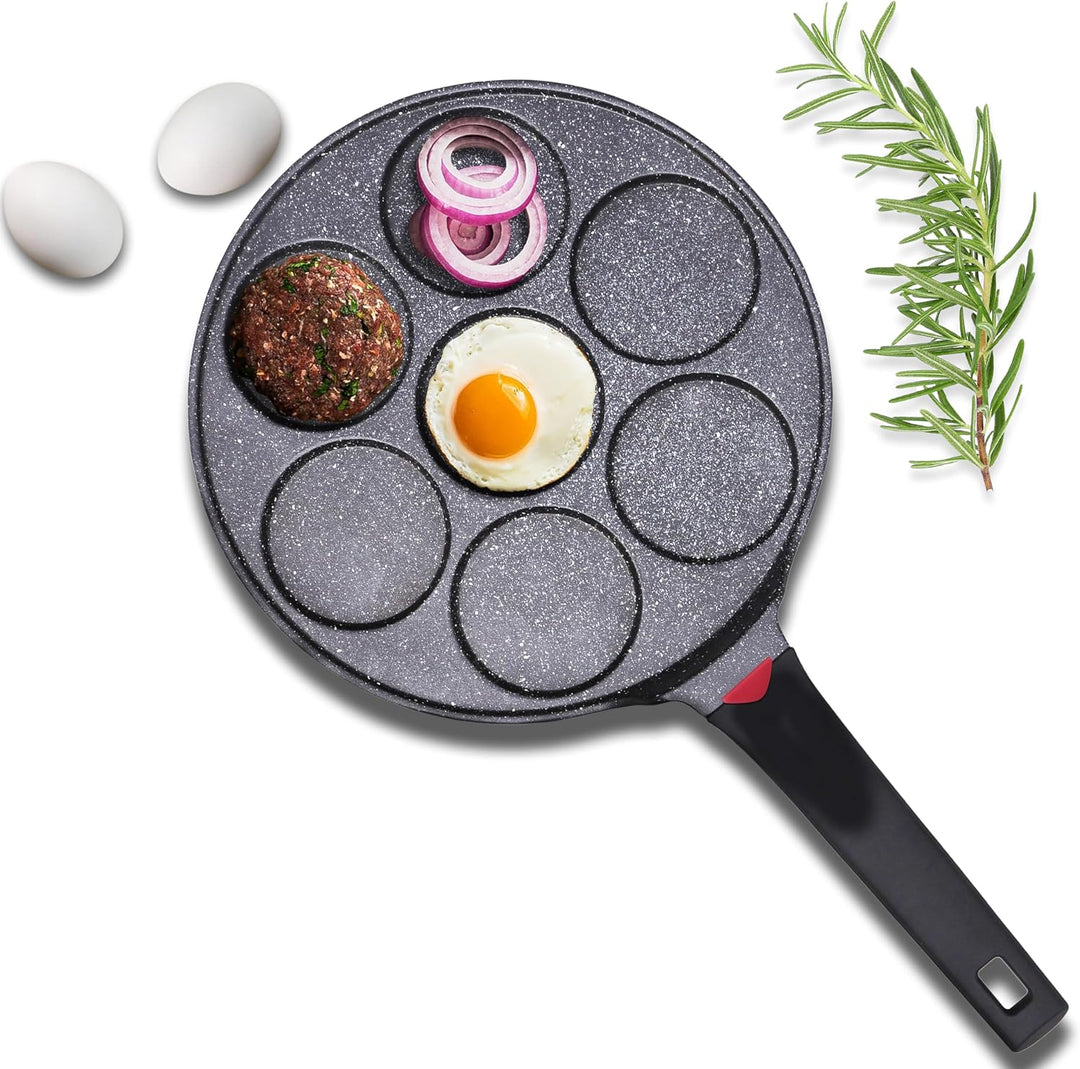 INTIGNIS Pancake Pfanne Spiegeleipfanne - Ø27cm mit Greblon Ceramics -Beschichtung | Induktion Ceran