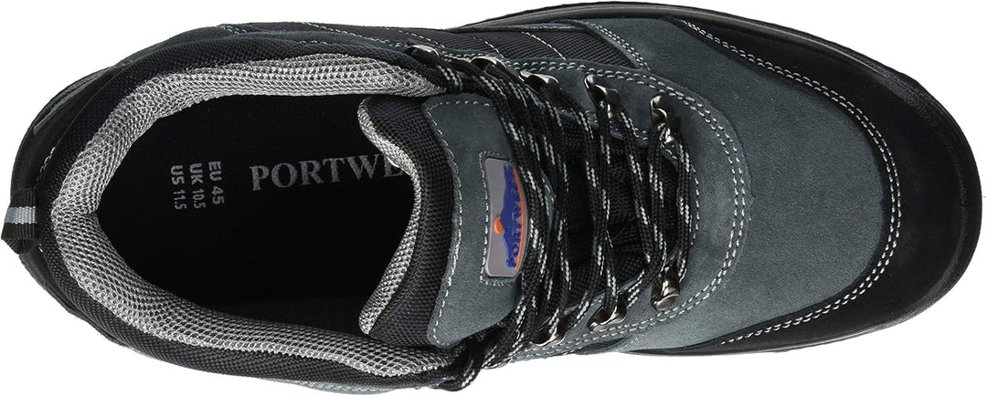 Portwest Steelite Trekker Sicherheitsstiefel S1P , Grösse: 45, Farbe: Schwarz, FW63BKR45 45 EU Schwa