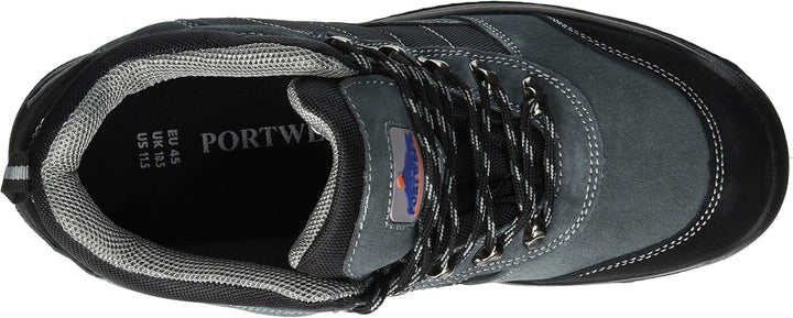 Portwest Steelite Trekker Sicherheitsstiefel S1P , Grösse: 45, Farbe: Schwarz, FW63BKR45 45 EU Schwa