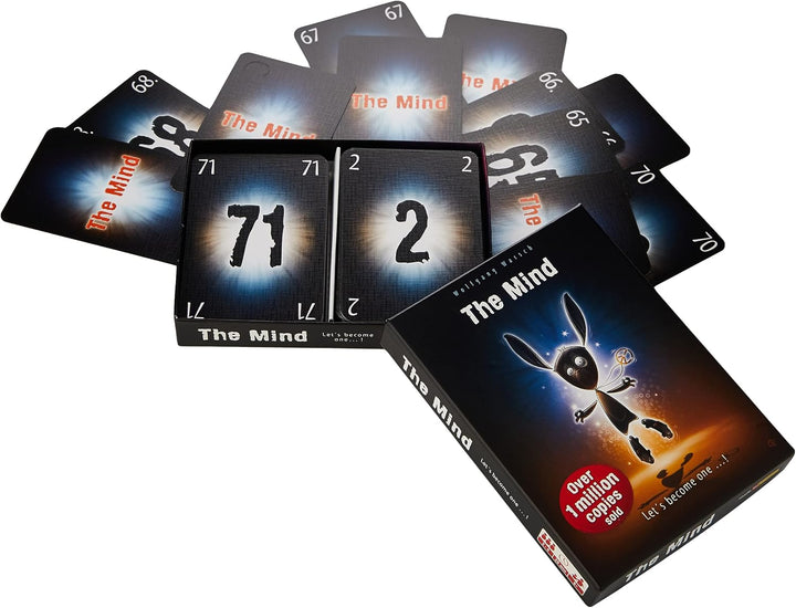NSV, The Mind UK Version, Card Game, Ages 8+, 2-4 Players, 20 Minutes Playing Time Einzeln, Einzeln