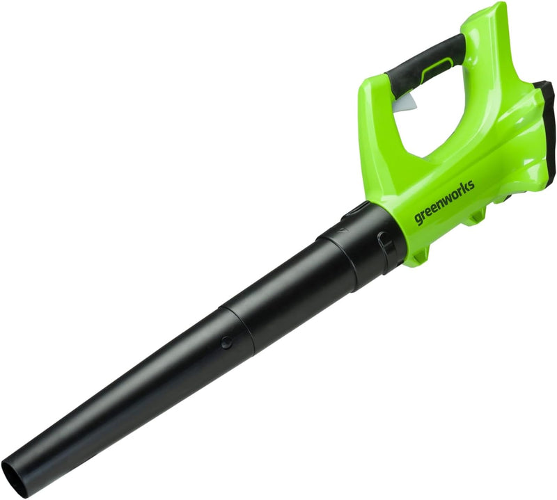 Greenworks G24AB Axial Akku Laubbläser, 156 km/h, 4,27 m³/min OHNE 24V Akku & Ladegerät, 3 Jahre Gar