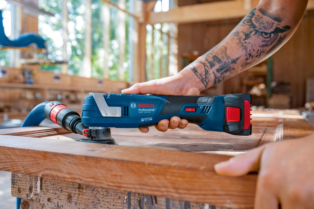 Bosch Professional 18V System Akku-Multi-Cutter GOP 18V-34 (bürstenloser Motor, Vibration Control, 1