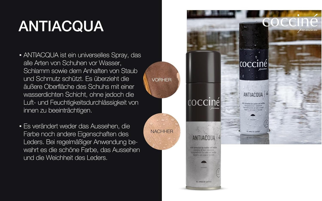 Cocciné - Schuh Pflege Set, Wildleder und Nubuk Pflegeset, Schuhpflege, Schuhreinigung, Farbauffrisc