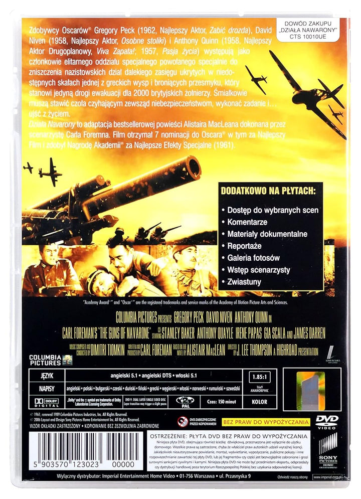 Guns of Navarone, The [Region 2] (IMPORT) (Keine deutsche Version), DVD