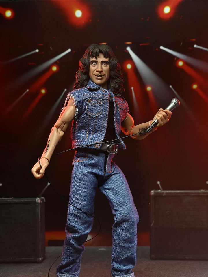 NECA AC/DC Actionfigur Bon Scott Highway to Hell Multicolor, aus Kunststoff, Hersteller
