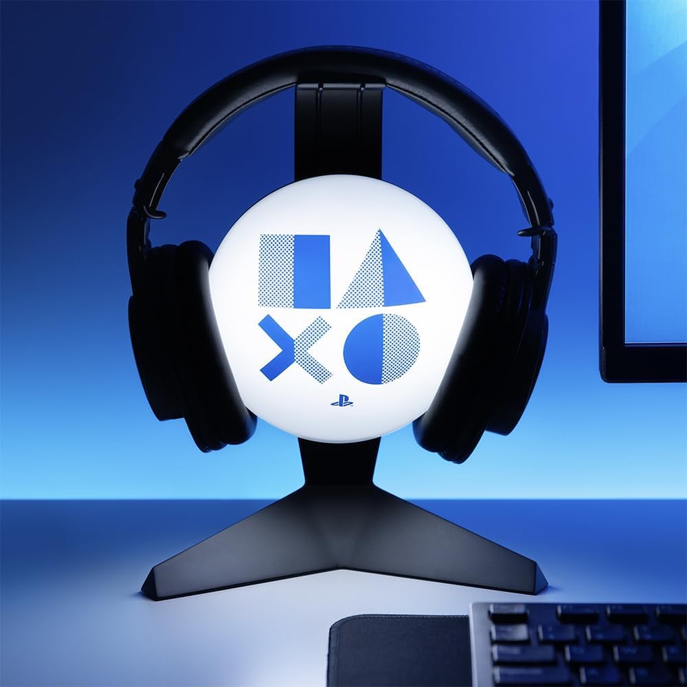 PlayStation Headset-Ständer-Licht - Offiziell lizenziert, Kopfhörerhalter für Gaming-Setup, Geschenk