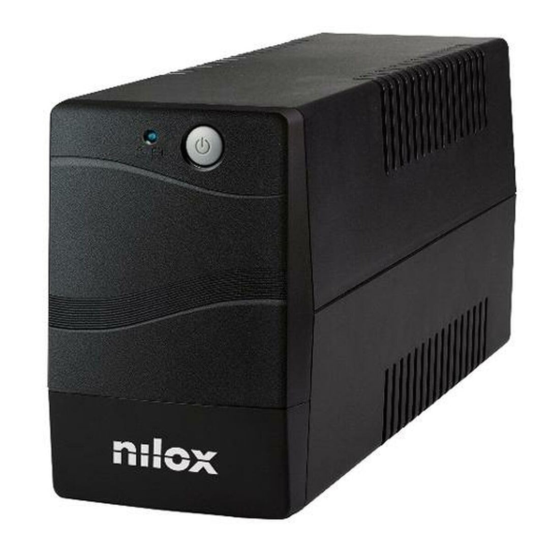 Nilox NXGCLI6001X5V2 Line Interactive USV Kontinuitätsgruppe, 600 VA/420 W, LED-Display, 600 VA/420