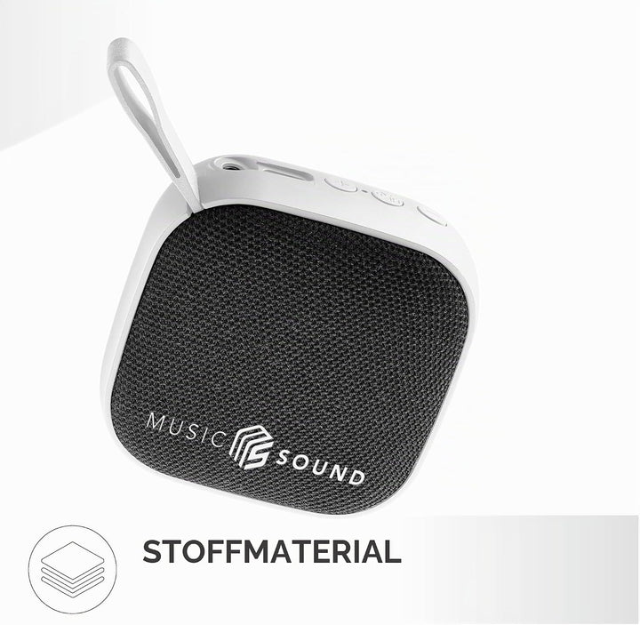 Music Sound - MINI - Bluetooth-Lautsprecher - 3-Watt-Leistung - 4 Stunden Spielzeit - Kompakt und tr