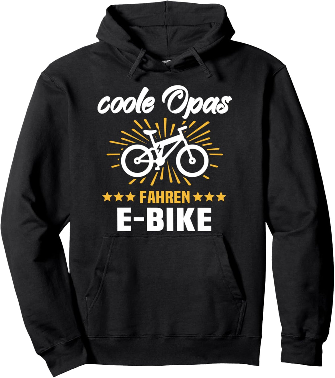 Ebike Opa Mountainbike Fahrrad Zubehör Ebiker Pullover Hoodie