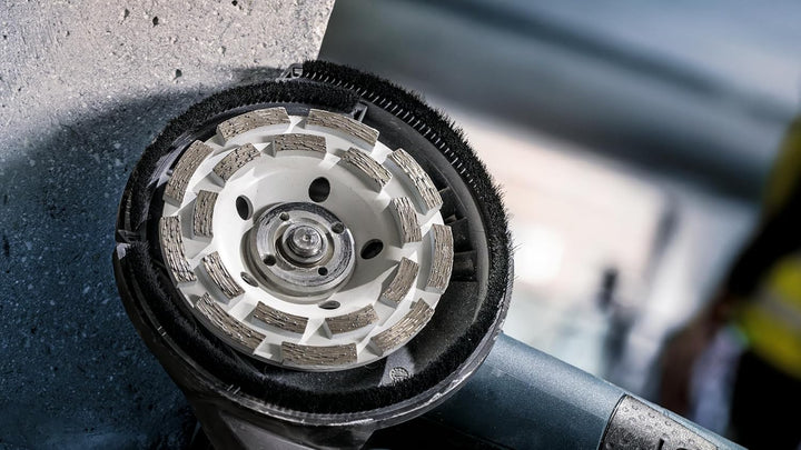Bosch Accessories Diamantschleifscheibe Expert for Concrete Diamanttopfscheibe (für Beton, Schleifsc