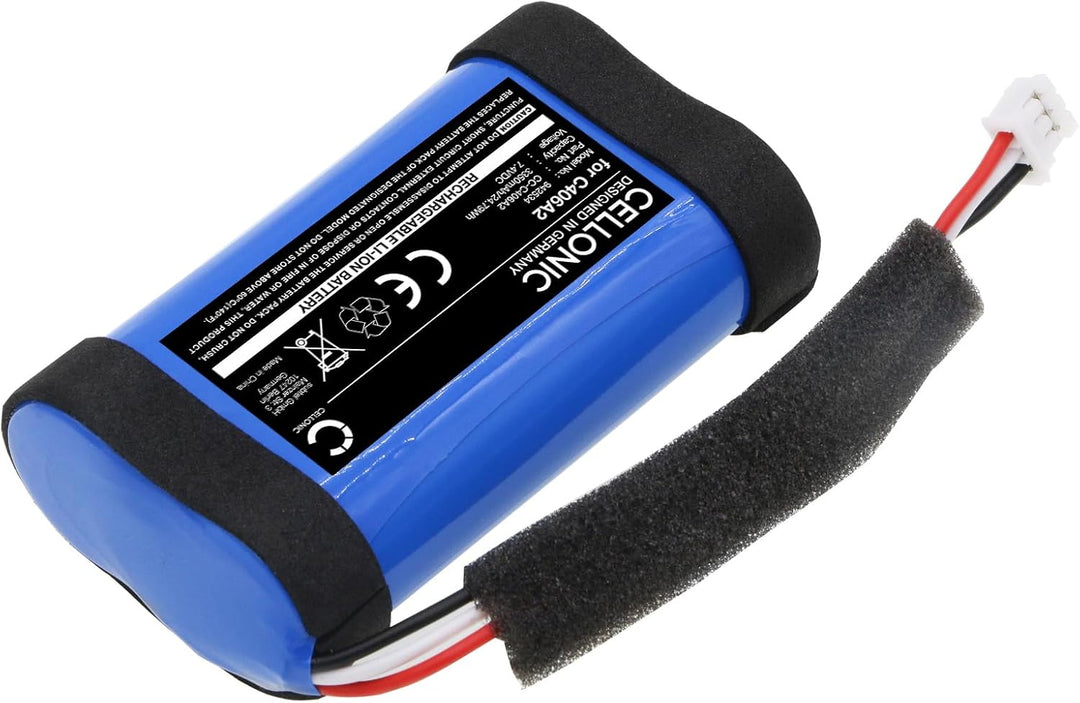 CELLONIC, Lautsprecherakku kompatibel mit Marshall Emberton II, Emberton (3350mAh, 7.4V) Ersatzakku
