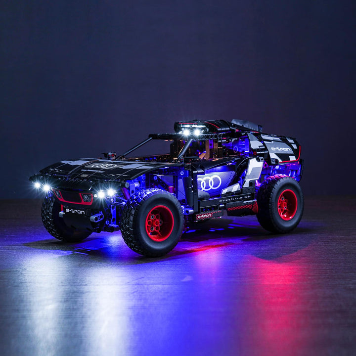 Led Licht Set für Lego 42160 Audi RS Q e-tron (Kein Lego-Modell), Dekorationsbeleuchtungsset Kompati
