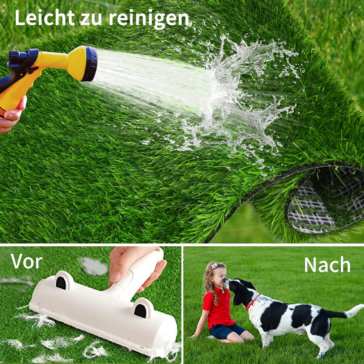 Hundeklo Welpen Training Hundetoilette Ersatzrasen, 2 Stück Wiederverwendbar Welpentoilette Gras Pee