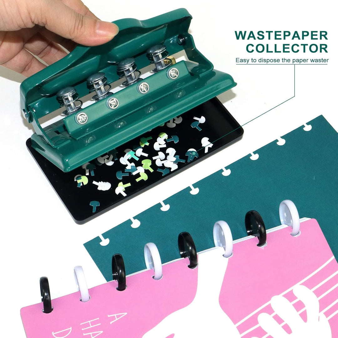 Enjoy Myself Pilz-Locher für alle Papiergrössen, Happy Planner Papierstanzer für Scheibengebundene P