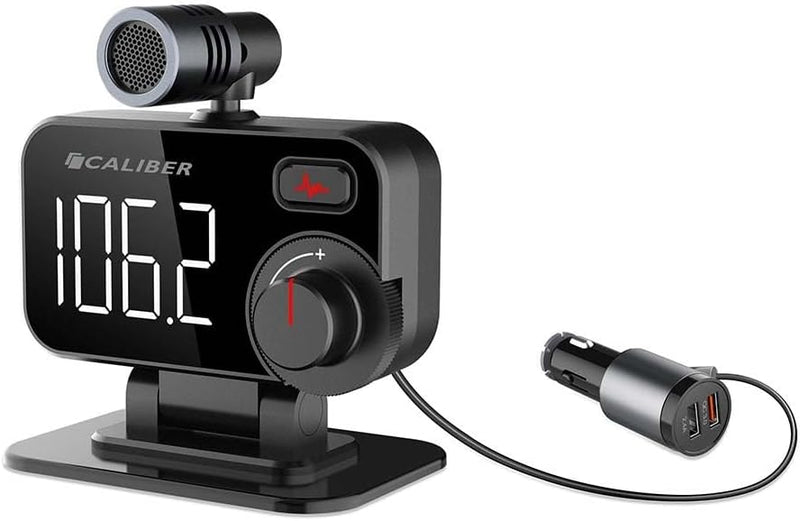 Caliber FM -Transmitter - 12V Zigarettenauto Ladegerät - Aux -Input - Auto Radio - PMT565BT - 2 USB