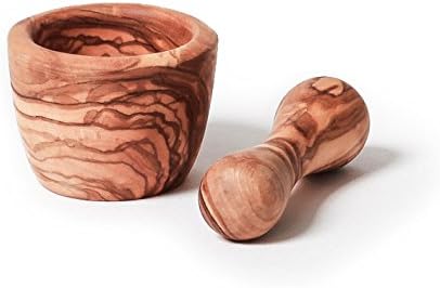 Bérard Mörser mit Stössel, ca. 7 cm rund, Olivenholz