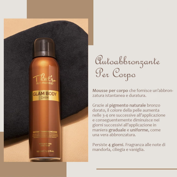 That'so Glam Body Mousse, Selbstbräunendes Körpermousse - 150ml
