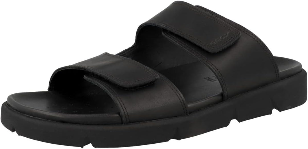 Geox Herren U Xand 2s Sandal 44 EU Schwarz, 44 EU Schwarz