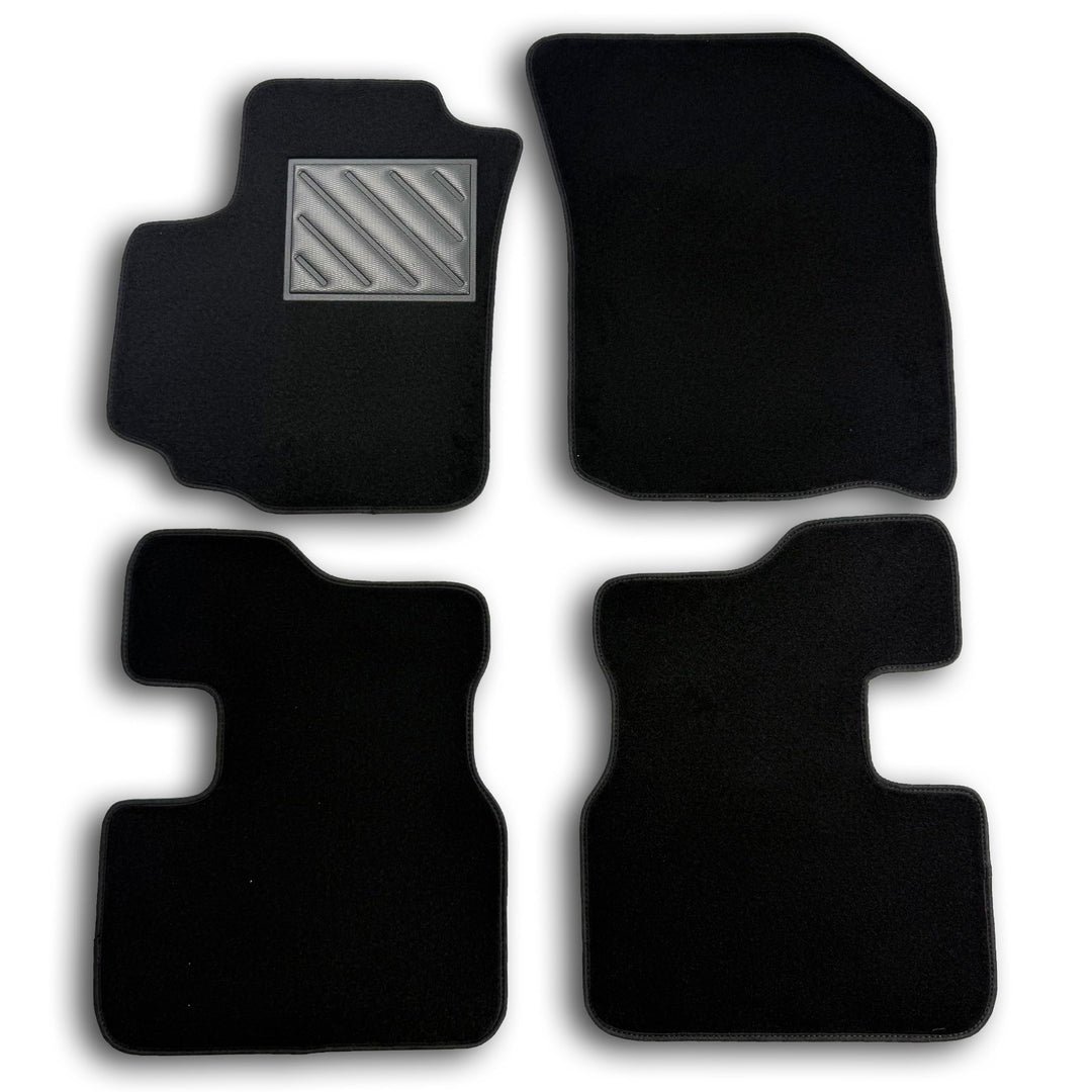 Fussmatten für FIAT Sedici 2006–2014, massgeschneidert, rutschfest, Absatzschoner aus PVC, Befestigu