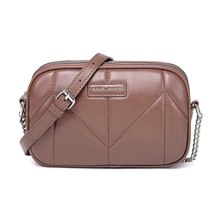 David Jones - Dämen Kleine Umhängetasche - Frau Mini Handtasche PU Leder - Handy Tasche Multi Tasche