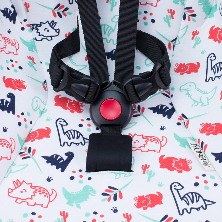 JYOKO KIDS Sitzauflage kompatibel mit Babyzen Yoyo (Dino Party), Dino Party