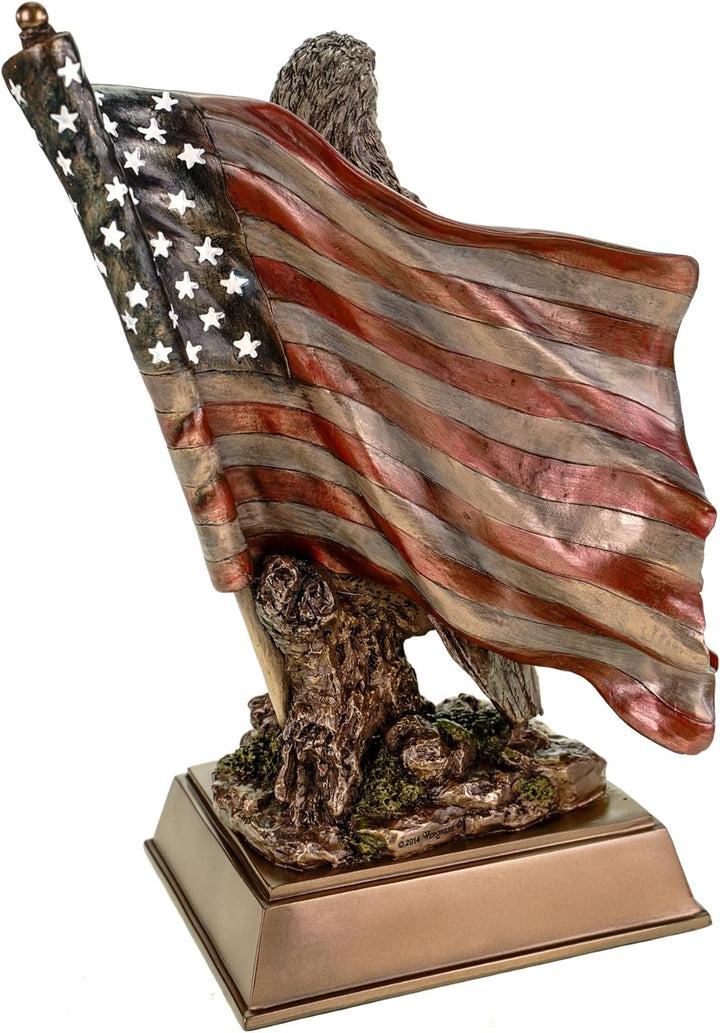 Veronese Weisskopfseeadler mit US Flagge Adler Freiheitsstatue Statue of Liberty Figur Skulptur
