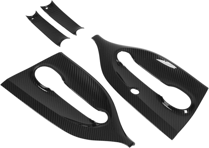 Aussentürgriff-Abdeckung, Aussentürgriff-Abdeckungs-Kit Carbon-Faser-Farbersatz für Smart Fortwo C45