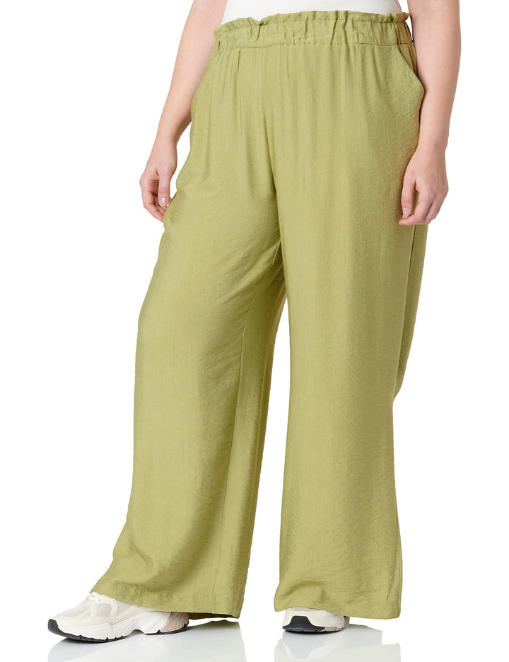 Naf Naf Damen Klassische Hose 34 Oliv, 34 Oliv