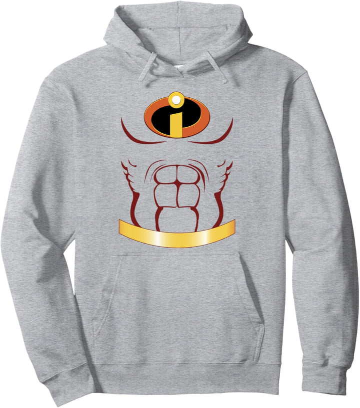 Disney Pixar Incredibles Mr. Incredible Costume Pullover Hoodie