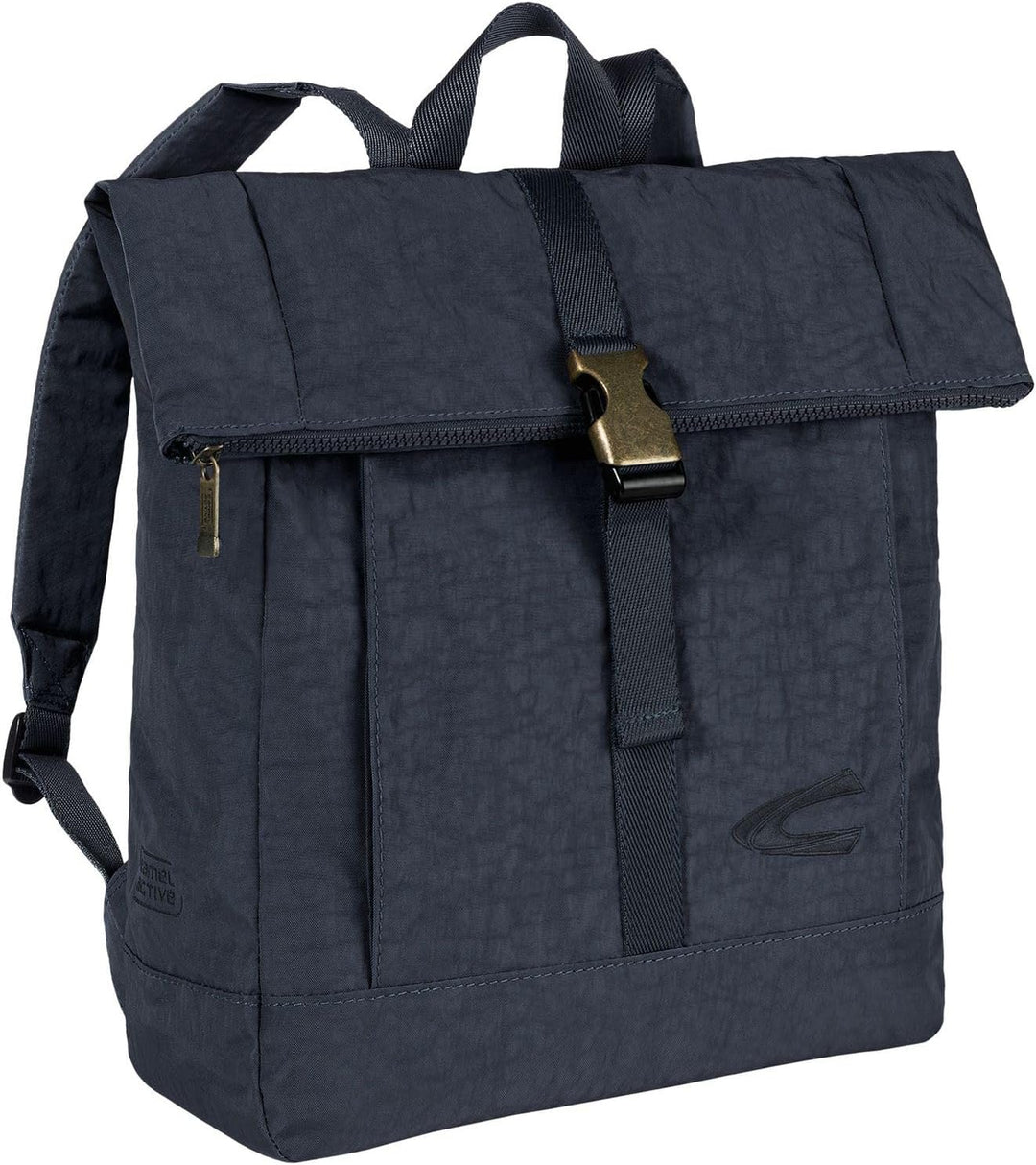 camel active Journey Herren Bags Rucksack Backpack, 22 L Dunkelblau Blau M, Blau M