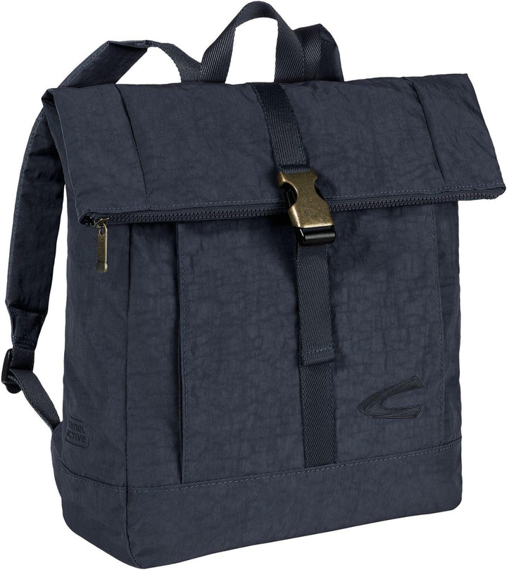 camel active Journey Herren Bags Rucksack Backpack, 22 L Dunkelblau Blau M, Blau M