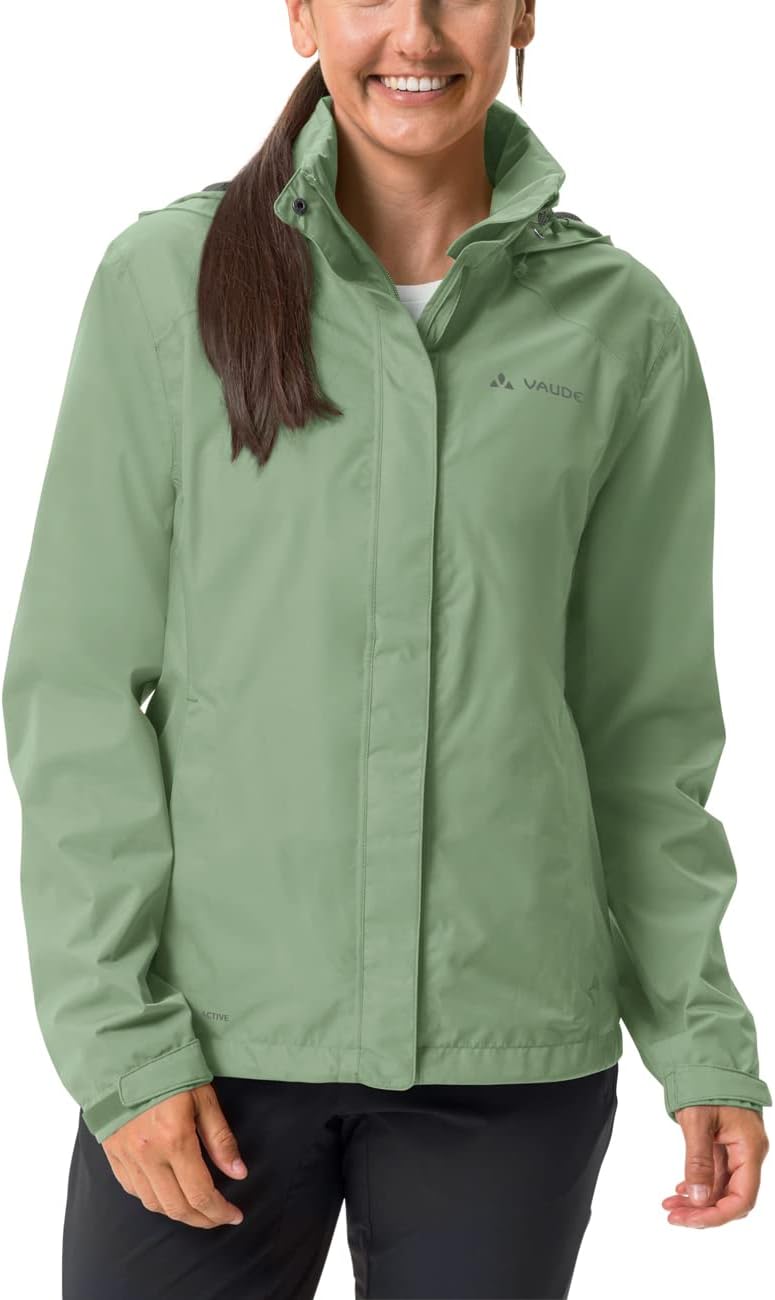 VAUDE Women's Escape Bike Light Jacket| Leichte 2-Lagen Regenjacke - Zuverlässiger Rad-Regenschutz |