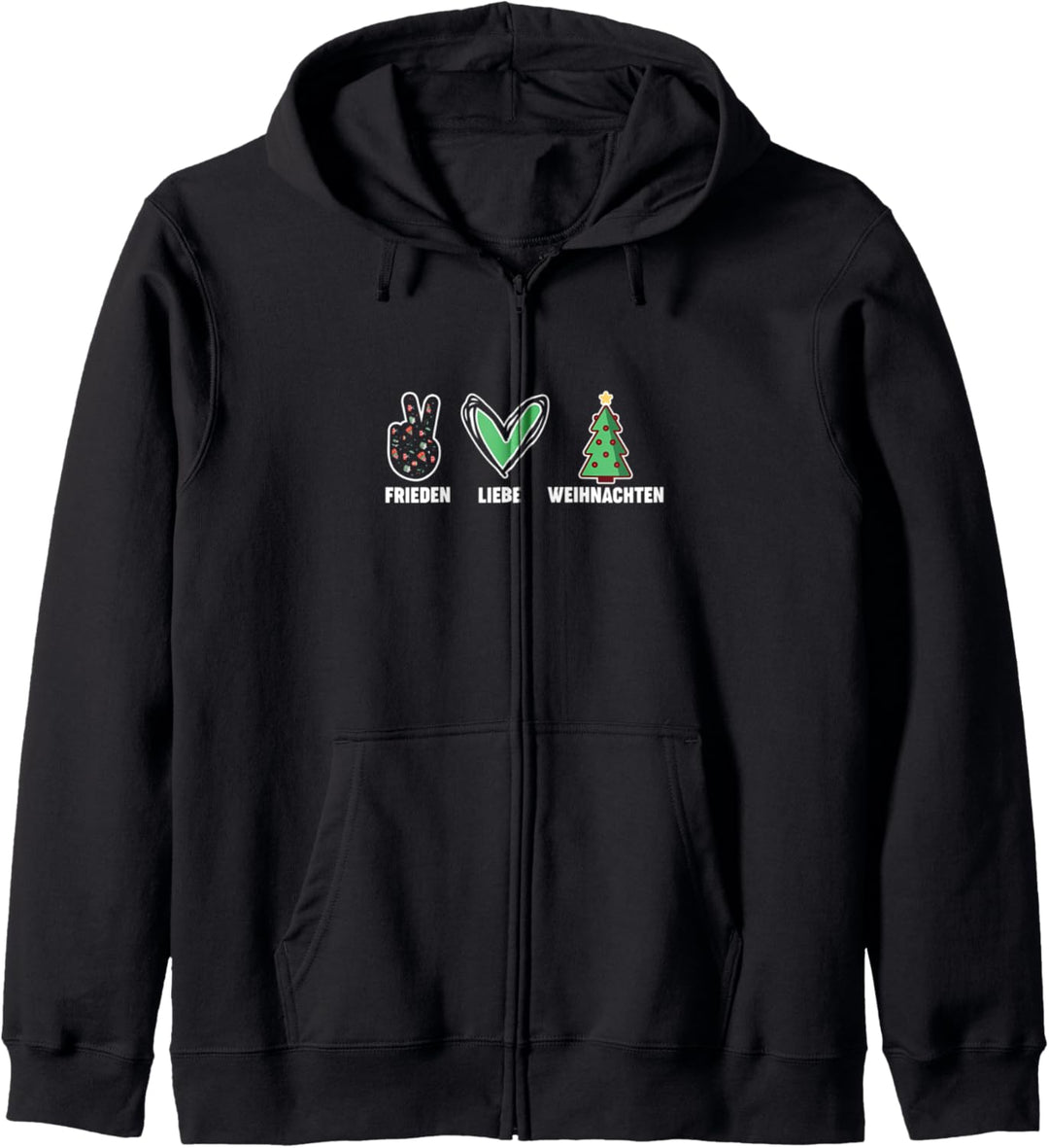 Weihnacnhtsmann Weihnachten Kapuzenjacke