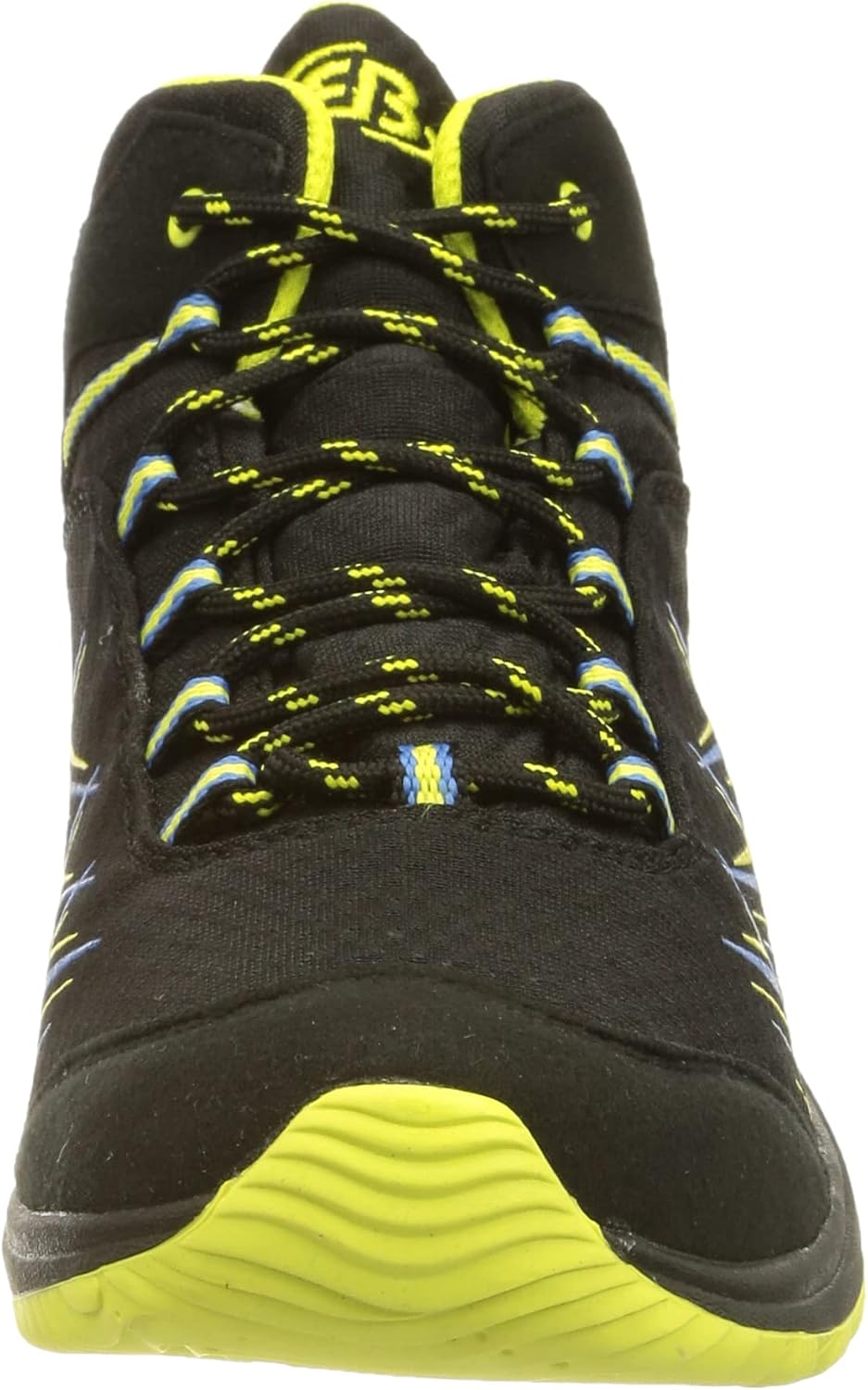 Brütting Unisex Kinder Chesna High Cross-Laufschuhe 32 EU Schwarz Blau Lemon, 32 EU Schwarz Blau Lem