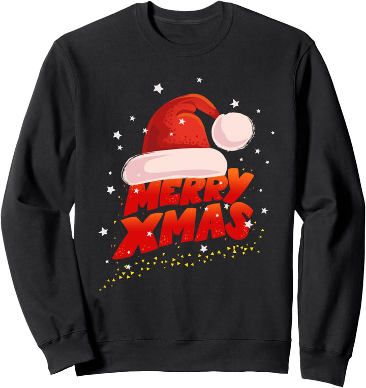 Merry Christmas Weihnachtsfeier Damen Herren Weihnachts Sweatshirt