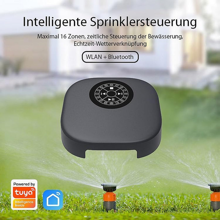 Royal Gardineer für Bluetooth: WLAN-Smart-Sprinkler-Controller, 16 Zonen, Echtzeit-Wetter, App (WiFi