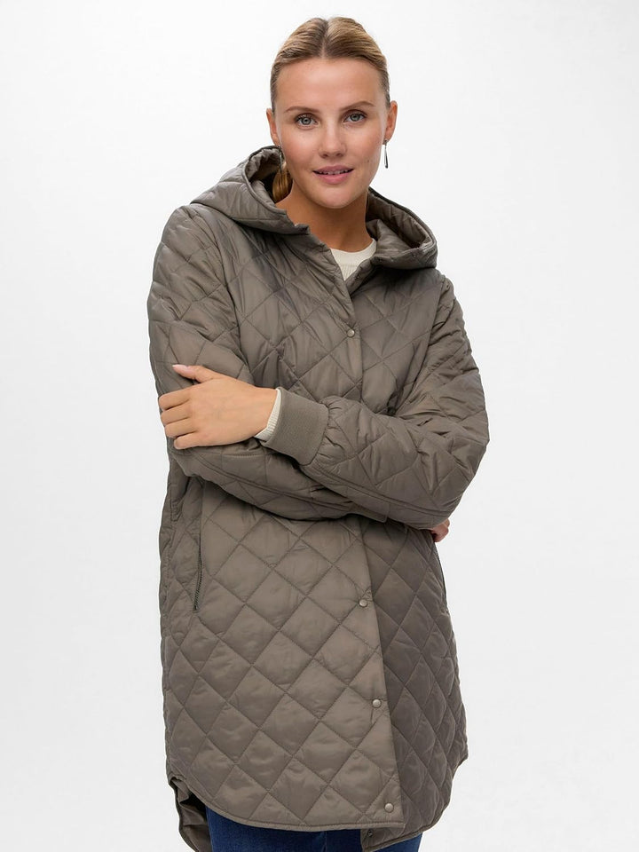 VERO MODA Female Mantel VMHAYLE Steppjacke Bungee Cord XS, Bungee Cord XS