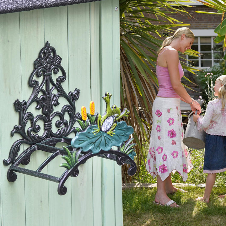 Sungmor Gartenschlauchhalter aus Gusseisen - Wand-Wasserschlauchhalter - Dekoration Hängender Schlau