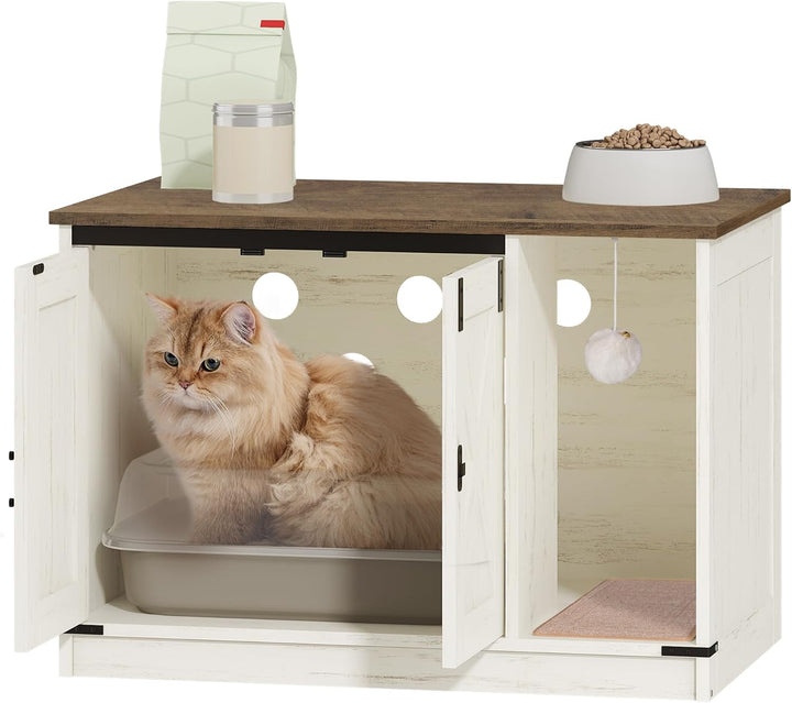 Hzuaneri Katzenschrank, Katzentoilette, Katzenklo Schrank, Versteckte Katzentoilette Kabinett Möbel
