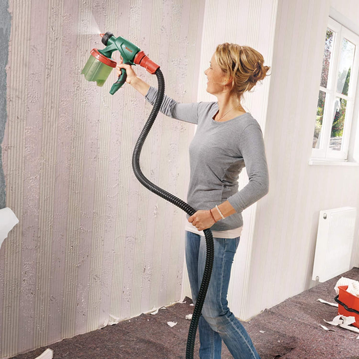Bosch elektrisches Farbsprühsystem PFS 5000 E (1200 Watt, für Lack/Lasur/Wandfarbe, im Karton) + Zub