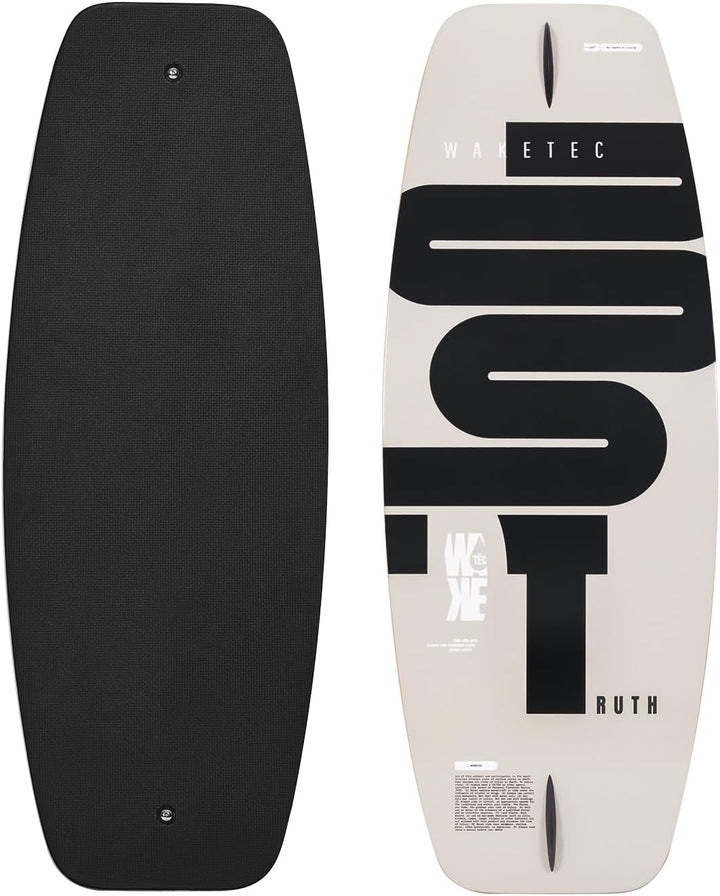 WAKETEC Wakeskate Truth, Eva Flat-Deck Board, Länge 41'-43', bis 100 kg Körpergewicht, für Boot & Se