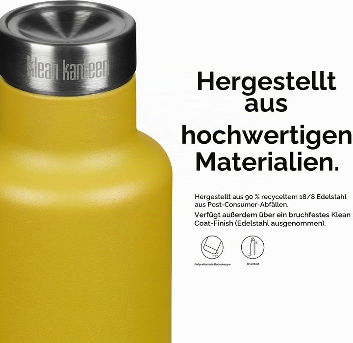 Klean Kanteen Herren Classic Vi Trinkflasche Einheitsgrösse Marigold, Einheitsgrösse Marigold