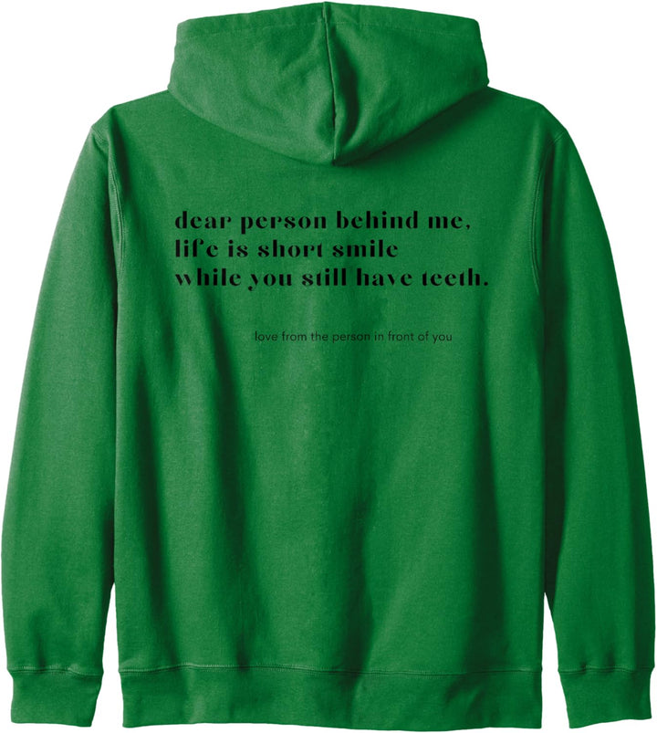 Lieber Mensch hinter mir Kapuzenjacke